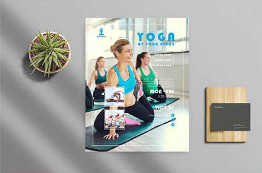 esempio di flyer yoga
