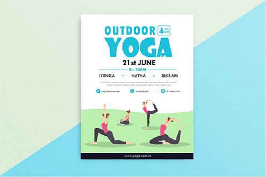 esempio di flyer yoga