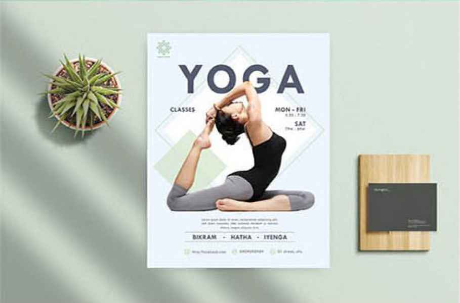 esempio di flyer yoga