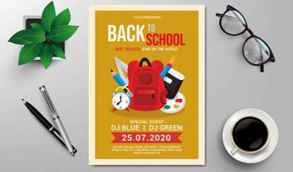 esempio di flyer scuola