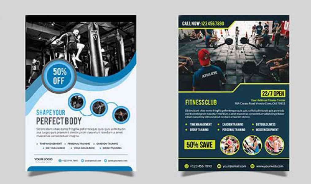 esempio di flyer palestra