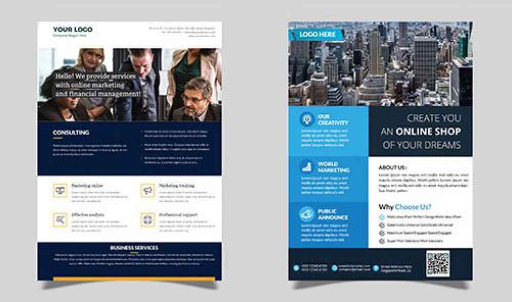 esempio di flyer impresa