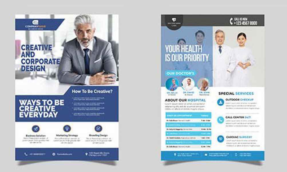 esempio di flyer office