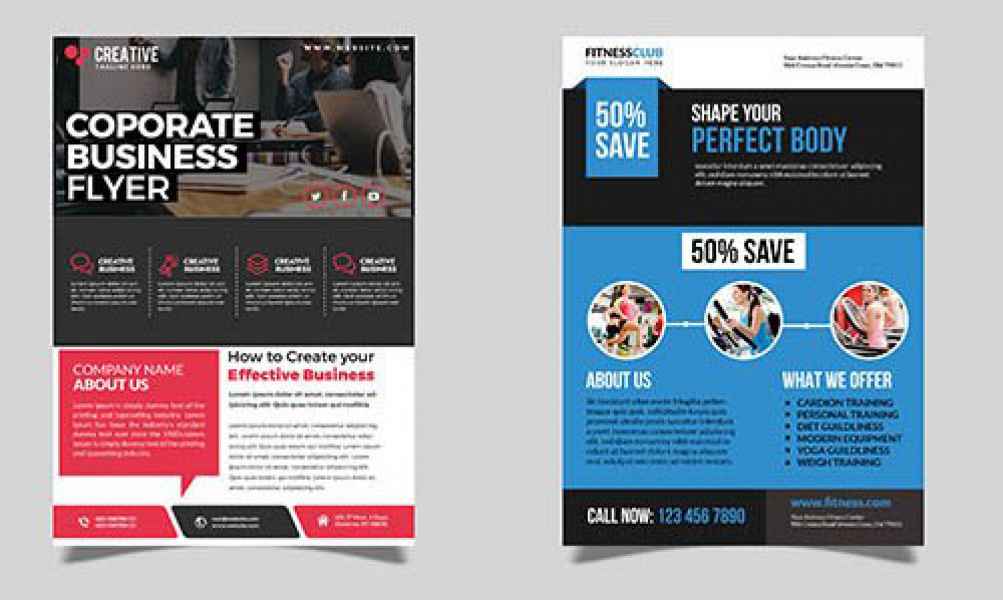 esempio di flyer business