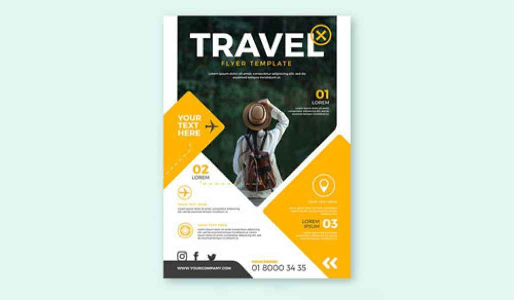 esempio di flyer viaggi