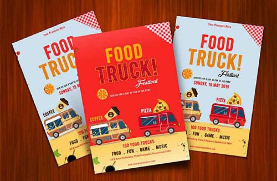 esempio di flyer cibo