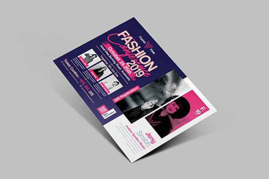 esempio di flyer fashion