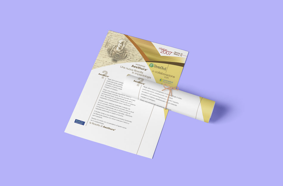flyer pubblicitari aesthura Grafiche volantini Aesthura