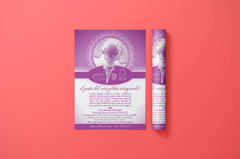 Flyers pubblicitari mivola Grafiche volantini Mivola